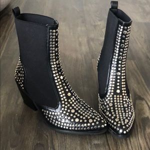 Studded Chelsea Boots